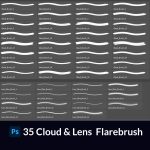 35 Cloud & Lens  Flarebrush